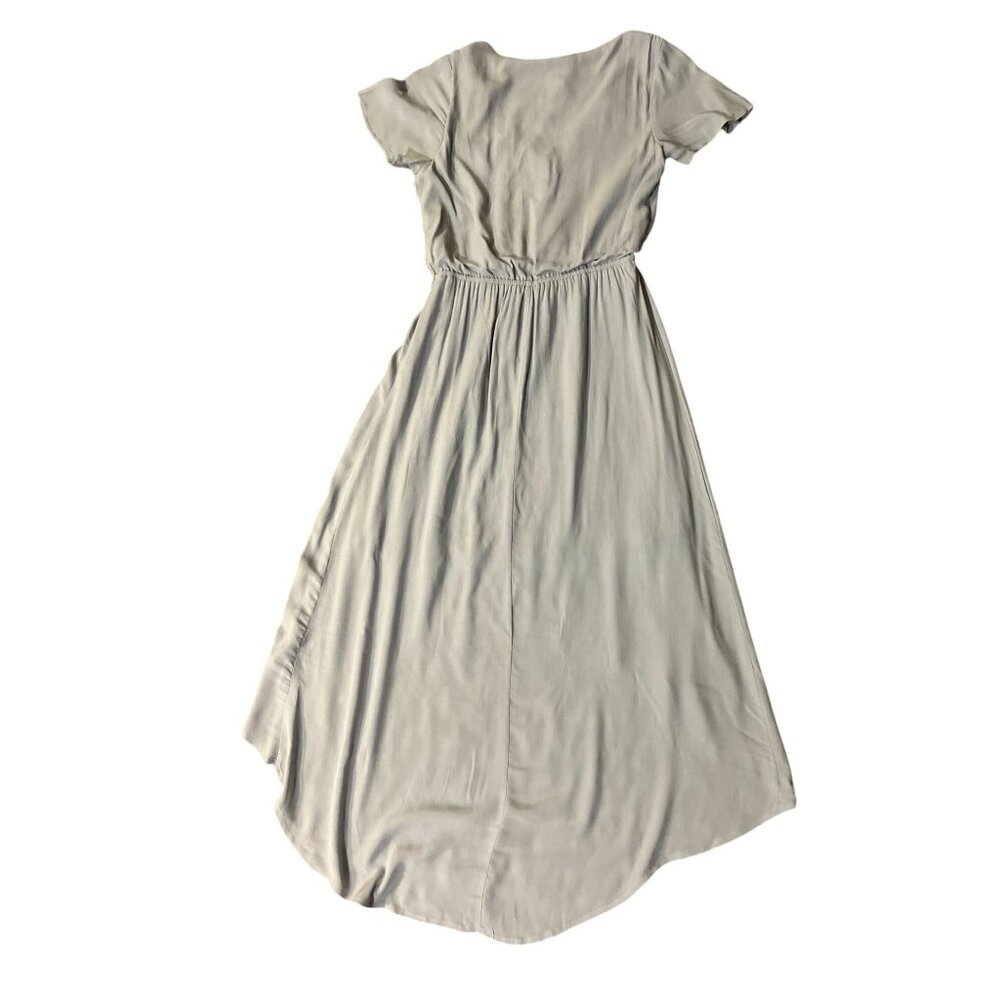 Leith Dress Womens XS Light Purple Hi Low Surplice Lined Used No Belt - Picture 4 of 10